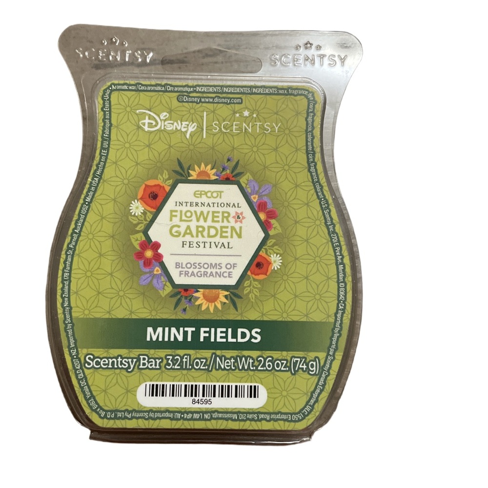 Disney x Scentsy Mint Fields Fragrance Wax Bar – Green – NWT